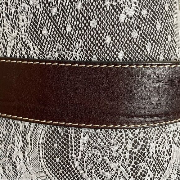 POSTCARD Made In Italy Leather Belt Brown Size Large - Picture 4 of 7